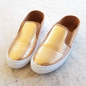 Copper Slip-On Shoes